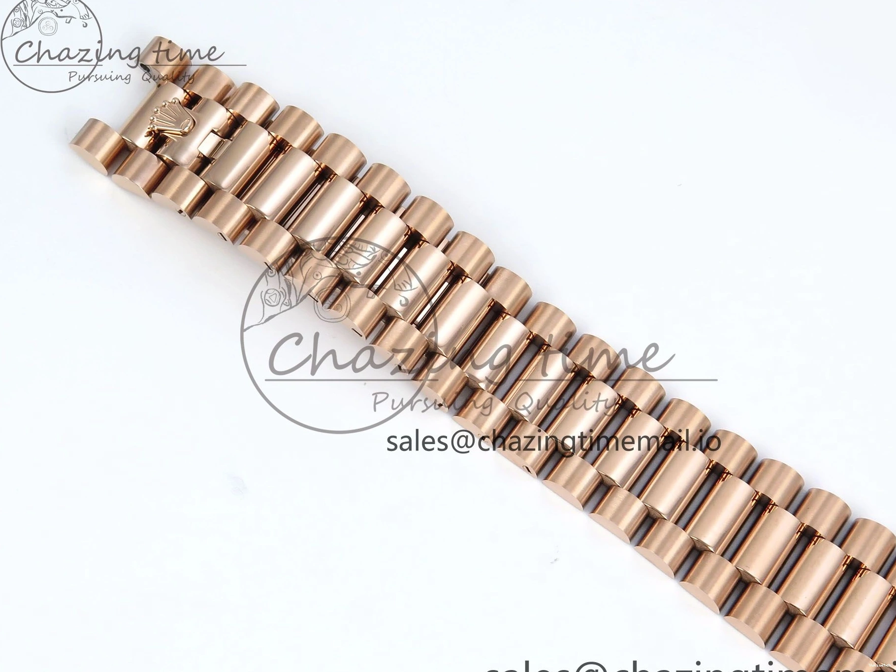 Roman on Weight) DayDate Best Green Dial President V5 A2836 1:1 Bracelet Edition 40 Bezel RG QF Diamonds (Gain 0111